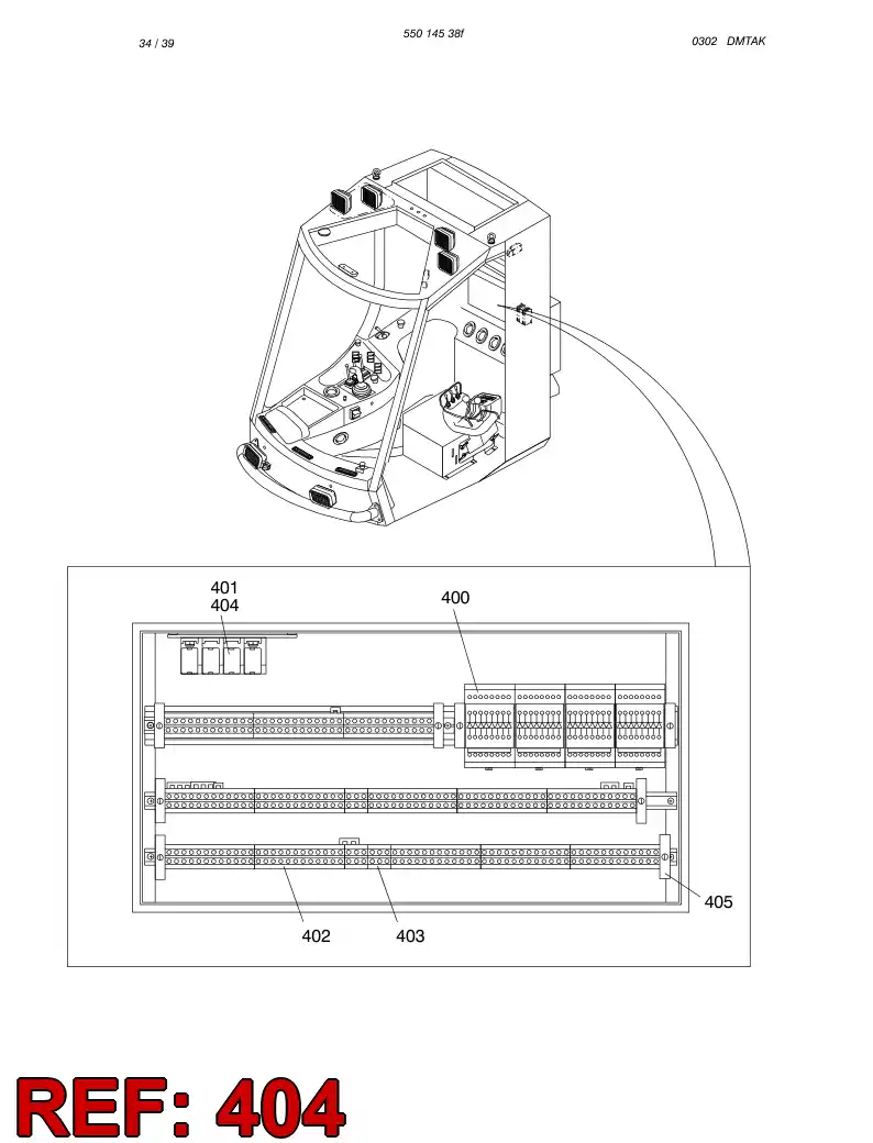 86841579 868 415 79 Bracket, Mounting - Sandvik Technical Drawing