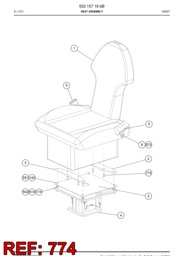 86848539 868 485 39 Hexagon socket countersunk head screw (full thread - Sandvik Technical Drawing