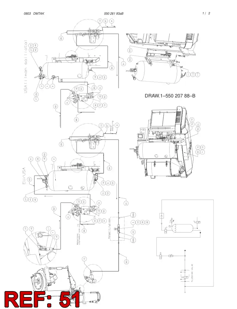 86879119 868 791 19 Adapter 90 Deg - Sandvik Technical Drawing