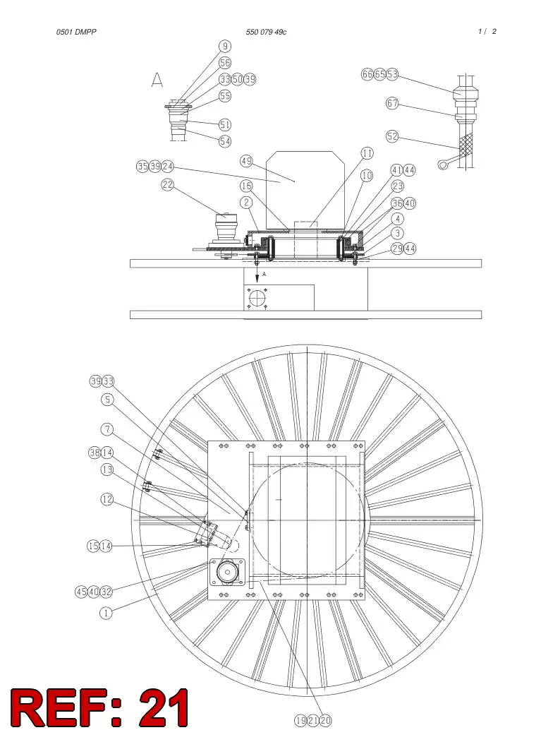 86881869 868 818 69 CHAIN - Sandvik Technical Drawing