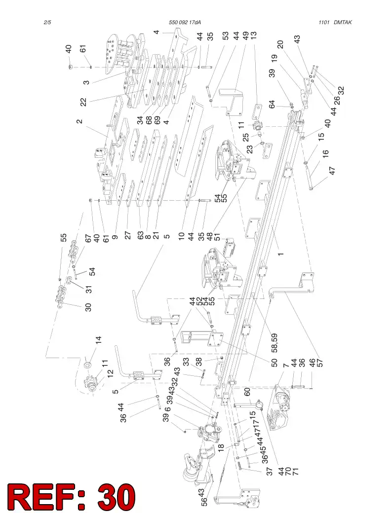 86892809 868 928 09 CHAIN - Sandvik Technical Drawing