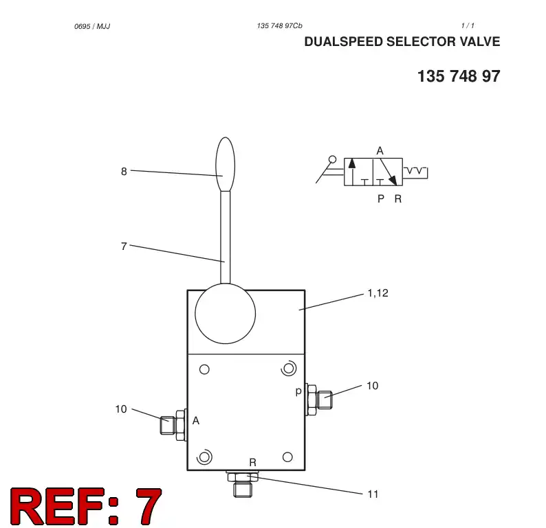 86899869 868 998 69 LEVER - Sandvik Technical Drawing