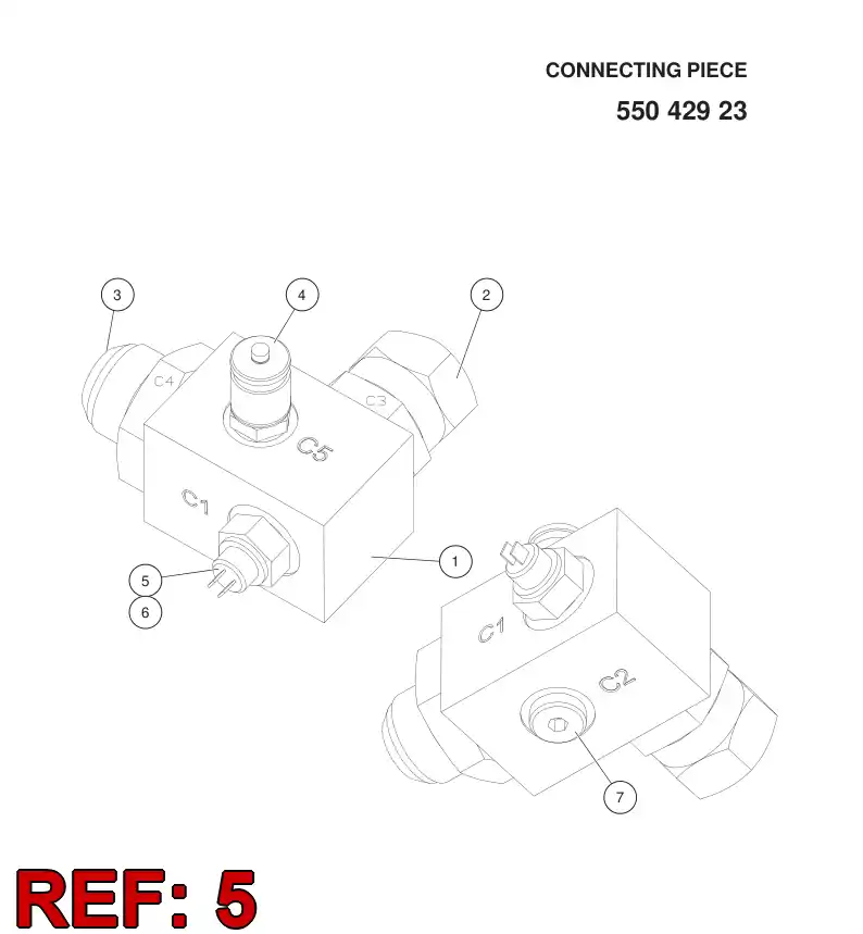 86905489 869 054 89 TRANSDUCTOR, TEMPERATURA - Sandvik Technical Drawing