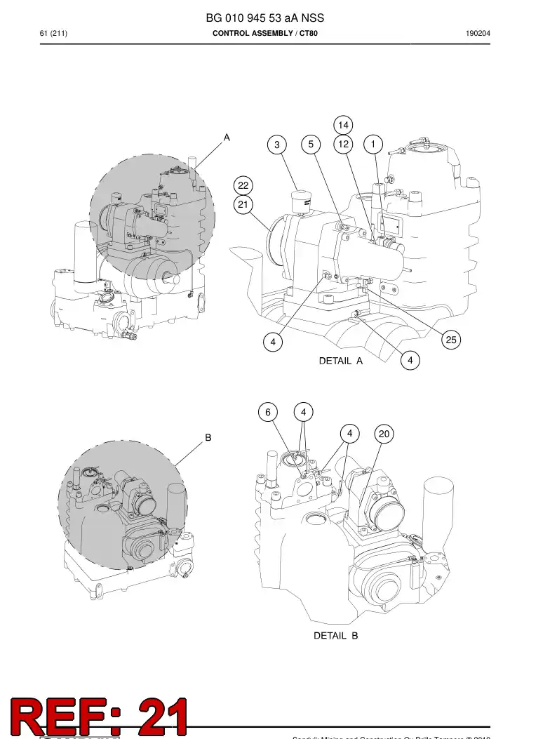 86906369 869 063 69 O-Ring - Sandvik Technical Drawing