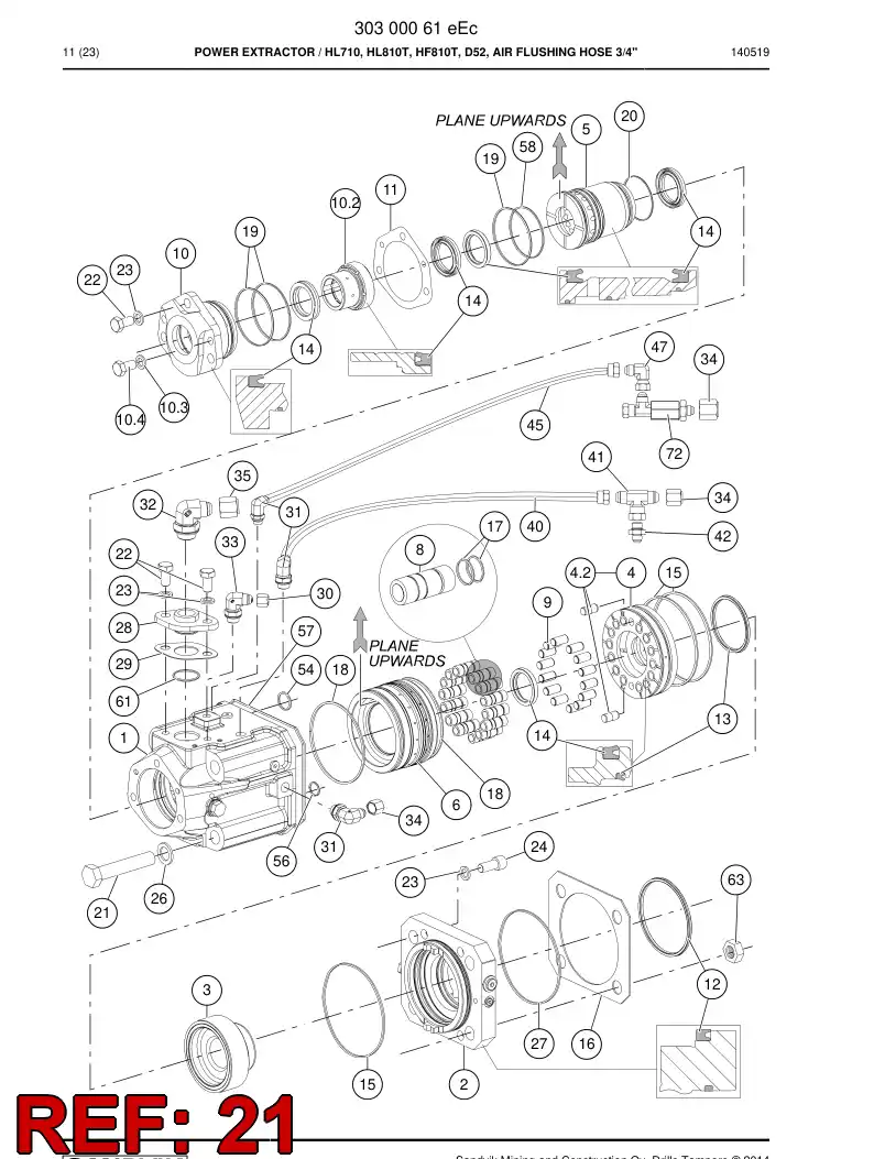 86908409a 869 084 09a HEXAGON HEAD BOLT (HALF THREAD) - Sandvik Technical Drawing