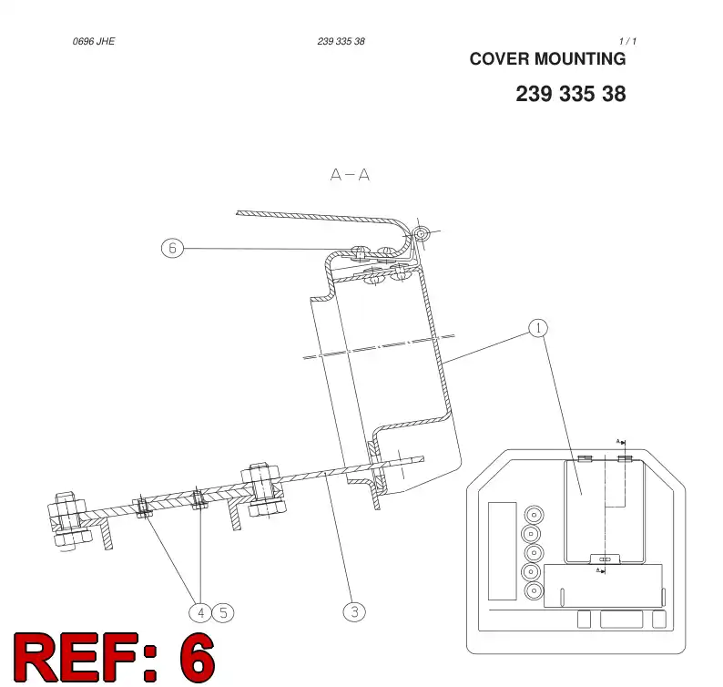 86962549 869 625 49 DRAWING RIVET - Sandvik Technical Drawing