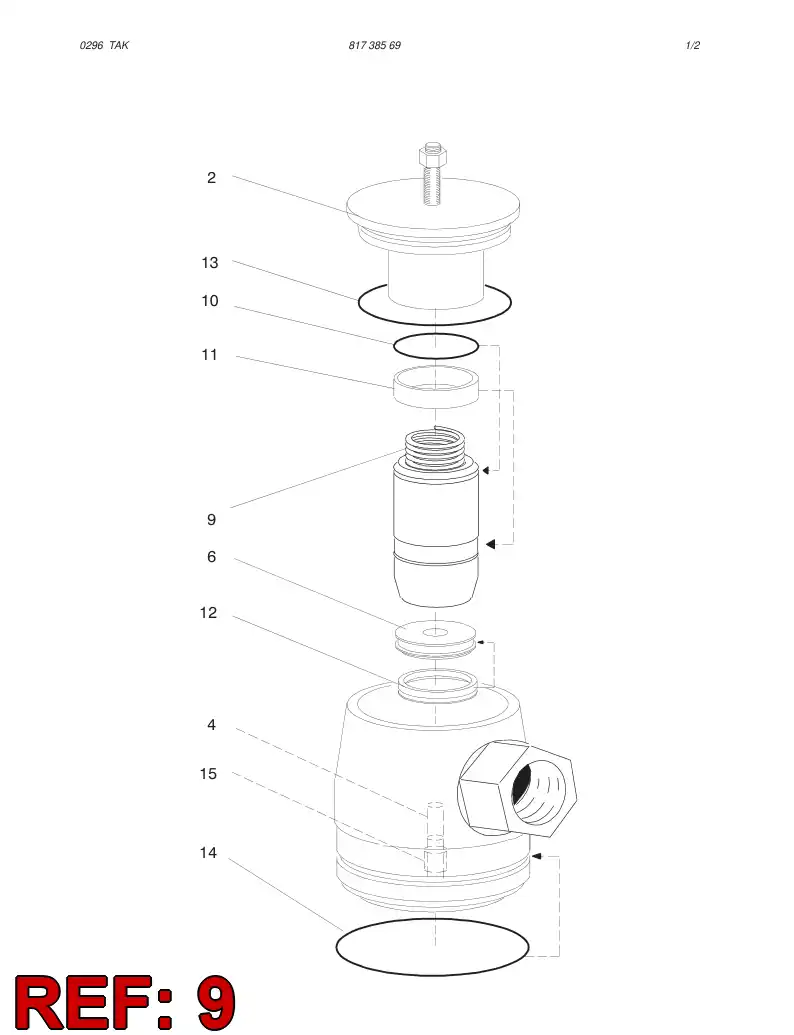 86967059 869 670 59 SPRING - Sandvik Technical Drawing