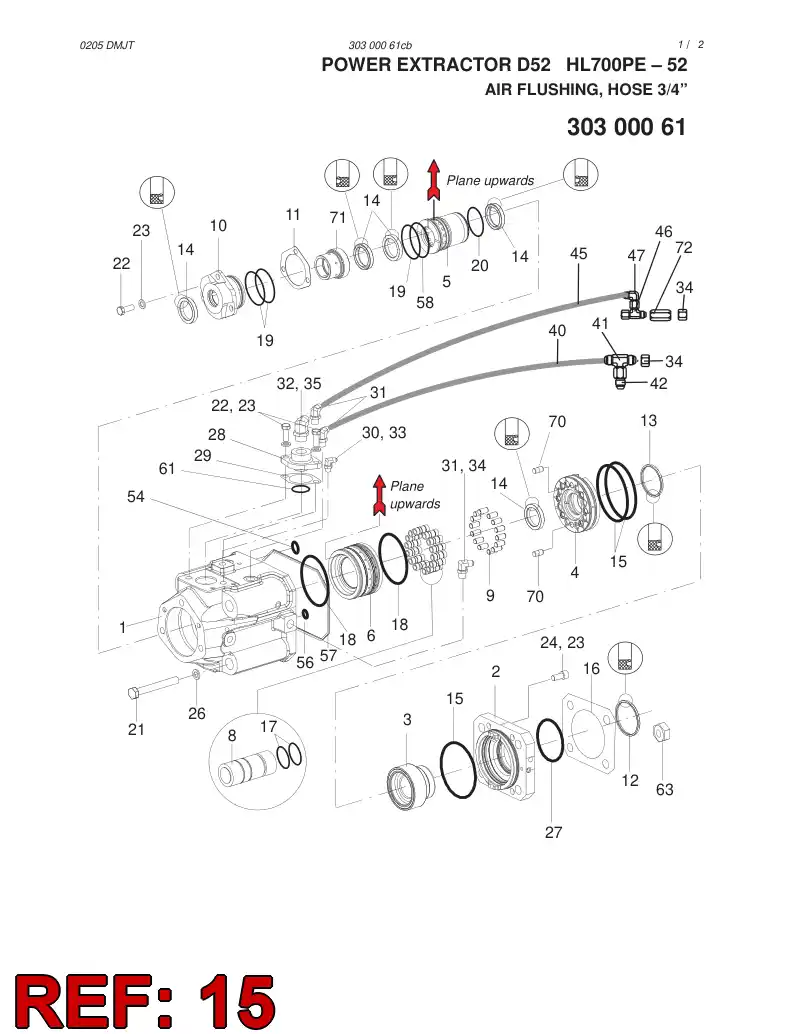 86975199 869 751 99 O-RING - Sandvik Technical Drawing