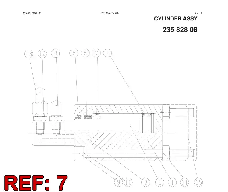86993539 869 935 39 O-RING - Sandvik Technical Drawing