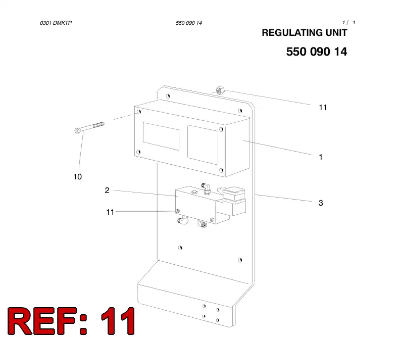 87033519 870 335 19 Hexagon head screw - Sandvik Technical Drawing