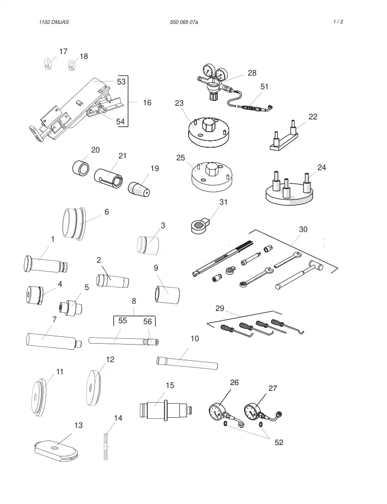 87049889 870 498 89 CHAVE DE BOCA - Sandvik Technical Drawing