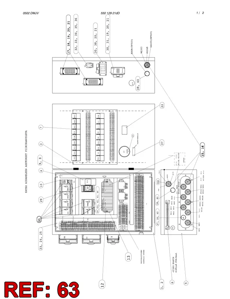 87082139 870 821 39 CIRCUIT BREAKER - Sandvik Technical Drawing