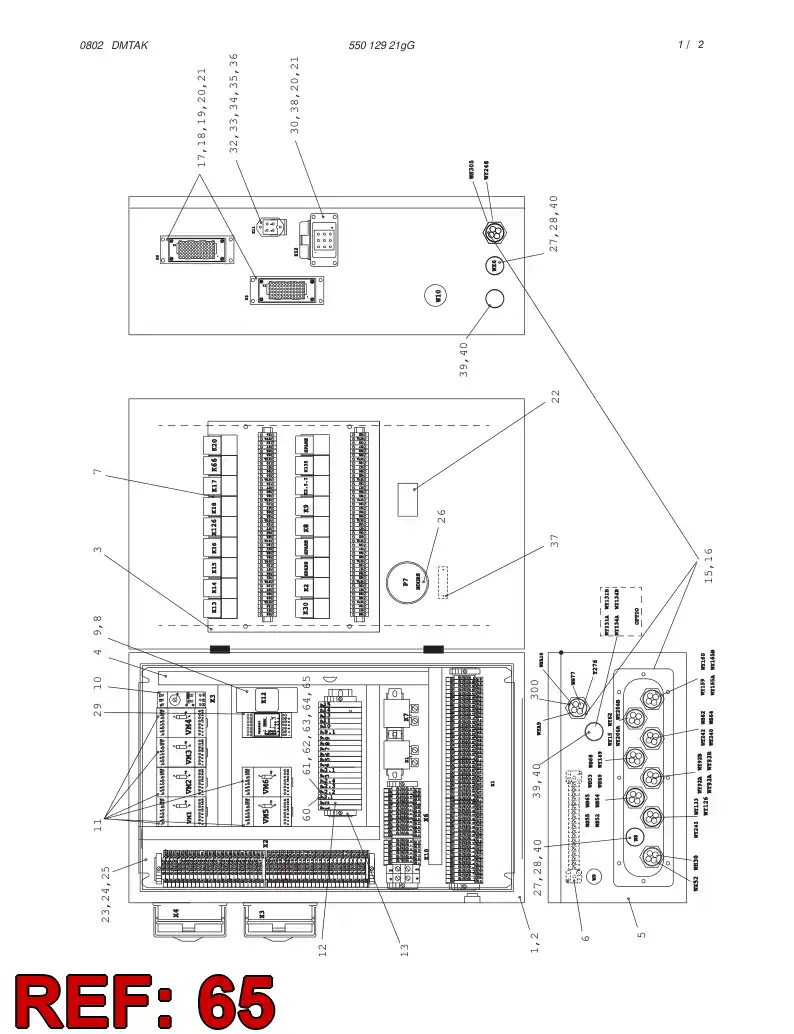 87082399 870 823 99 CIRCUIT BREAKER - Sandvik Technical Drawing
