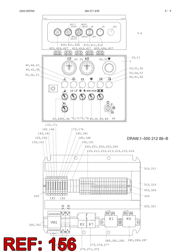 87082419 870 824 19 CIRCUIT BREAKER - Sandvik Technical Drawing