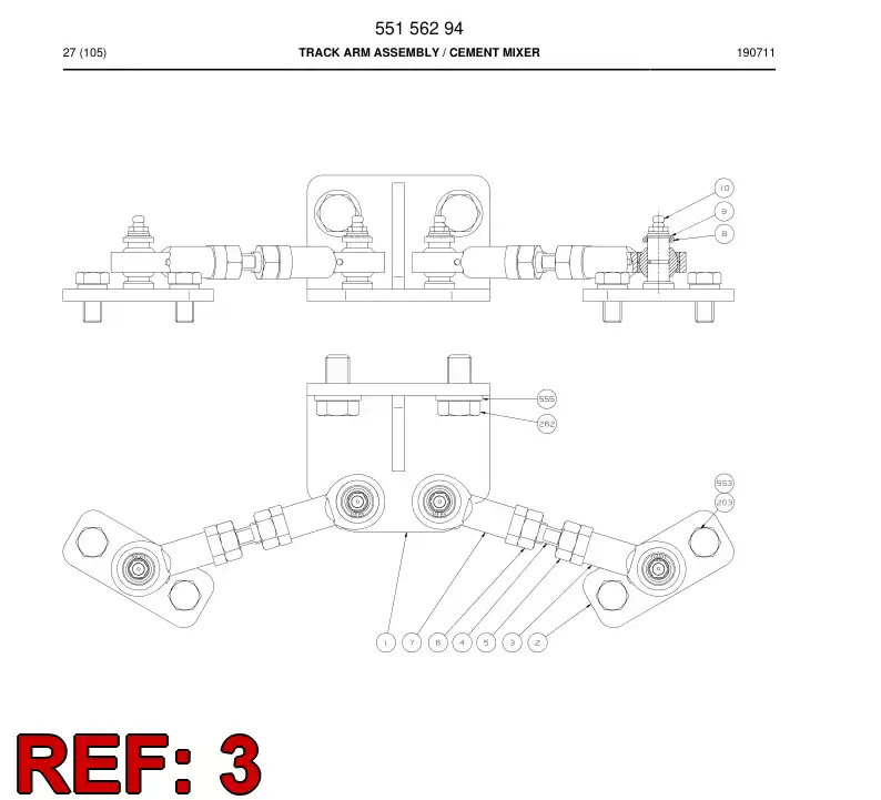 87085989 870 859 89 Drive Shaft - Sandvik Technical Drawing