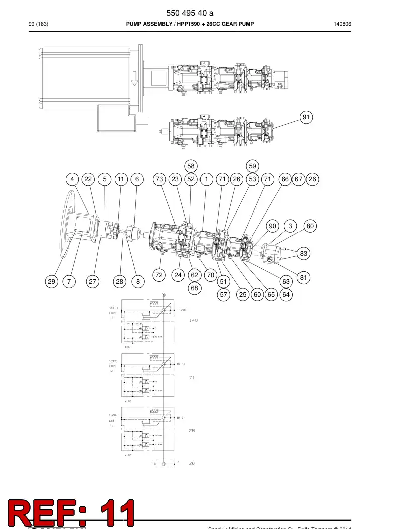 87133119 871 331 19 Spacing ring - Sandvik Technical Drawing