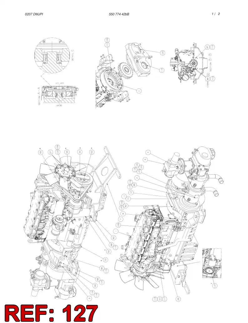 87135959 871 359 59 Gear - Sandvik Technical Drawing