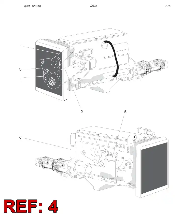 87155909 871 559 09 VEE-BELT - Sandvik Technical Drawing