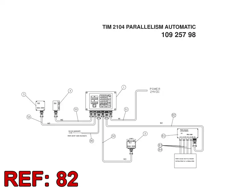 87156769 871 567 69 Wiring Kit - Sandvik Technical Drawing