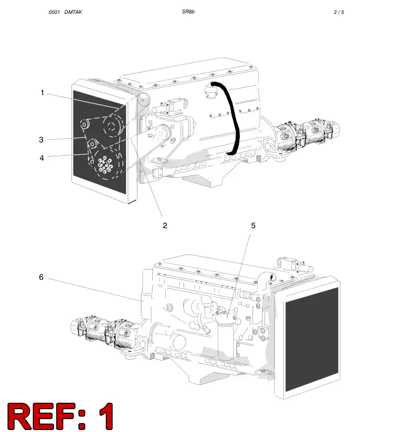 87173009 871 730 09 VEE-BELT - Sandvik Technical Drawing