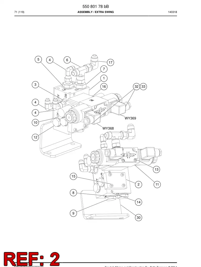 87178999a 871 789 99a Plate, Cover - Sandvik Technical Drawing