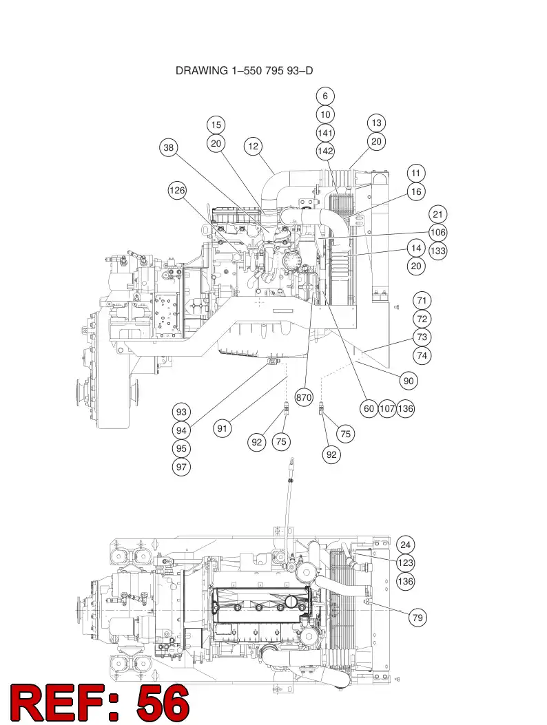 87194219 871 942 19 Entry, Cable - Sandvik Technical Drawing