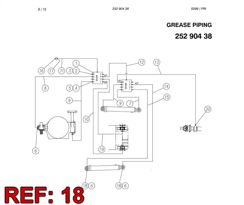 87197099 871 970 99 EXTENSION FITTING - Sandvik Technical Drawing