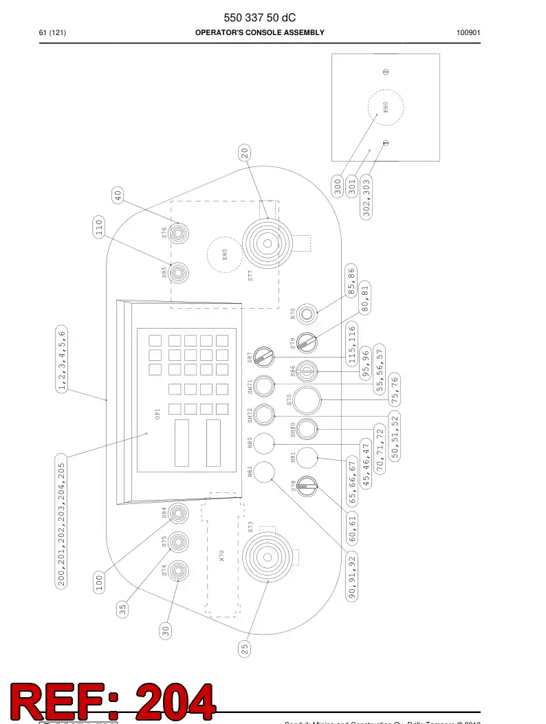 87198129 871 981 29 Hexagon socket set screw - Sandvik Technical Drawing
