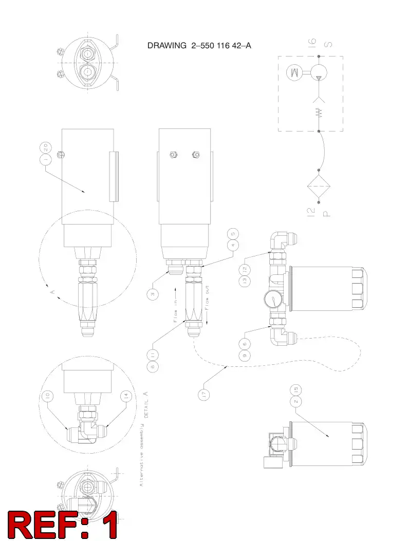 87253059 872 530 59 PUMP UNIT - Sandvik Technical Drawing