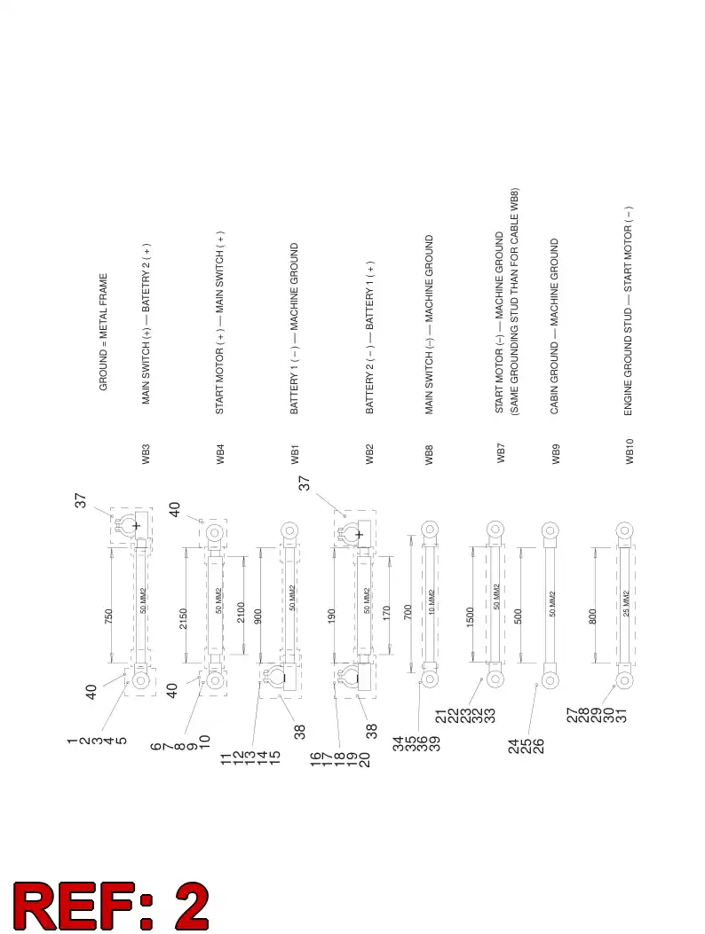 87267149 872 671 49 CABLE SHOE - Sandvik Technical Drawing