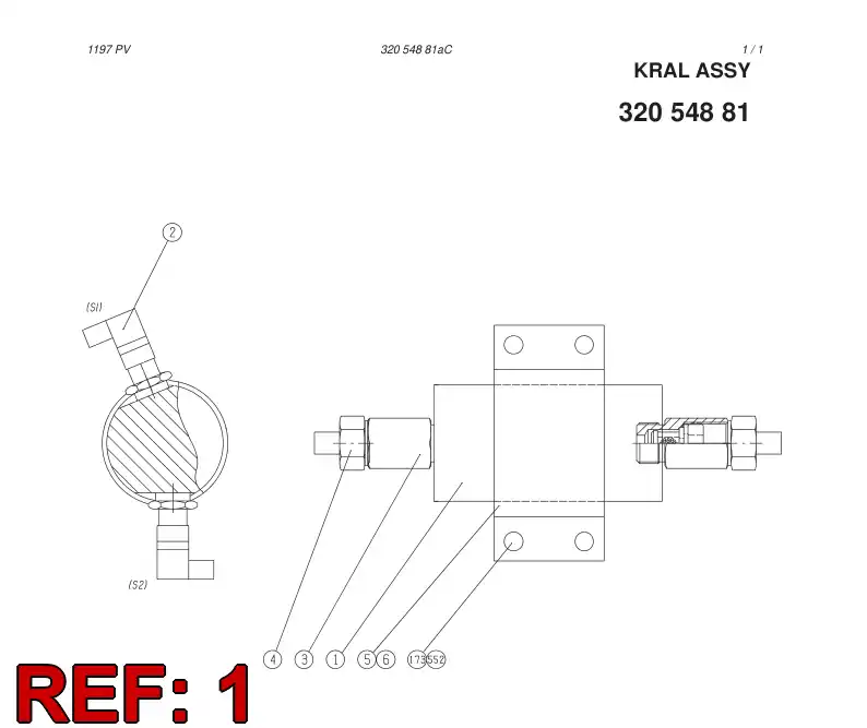 87274709 872 747 09 VOLUMETER+INDUCT.PROXIM.SWITHS - Sandvik Technical Drawing
