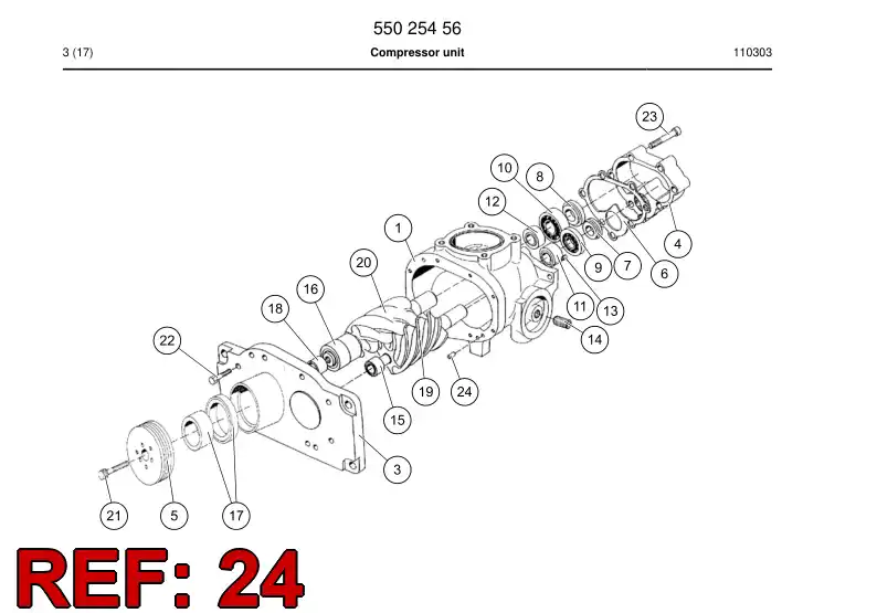 87275569 872 755 69 TAPERED PIN - Sandvik Technical Drawing