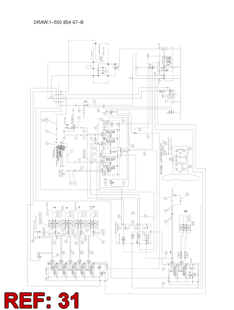 87333549 873 335 49 HYDR.HOSE ASSEMBLY - Sandvik Technical Drawing