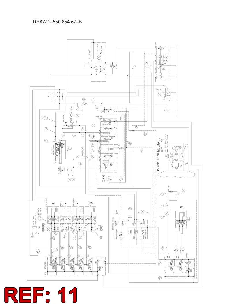 87336449 873 364 49 HYDR.HOSE ASSEMBLY - Sandvik Technical Drawing