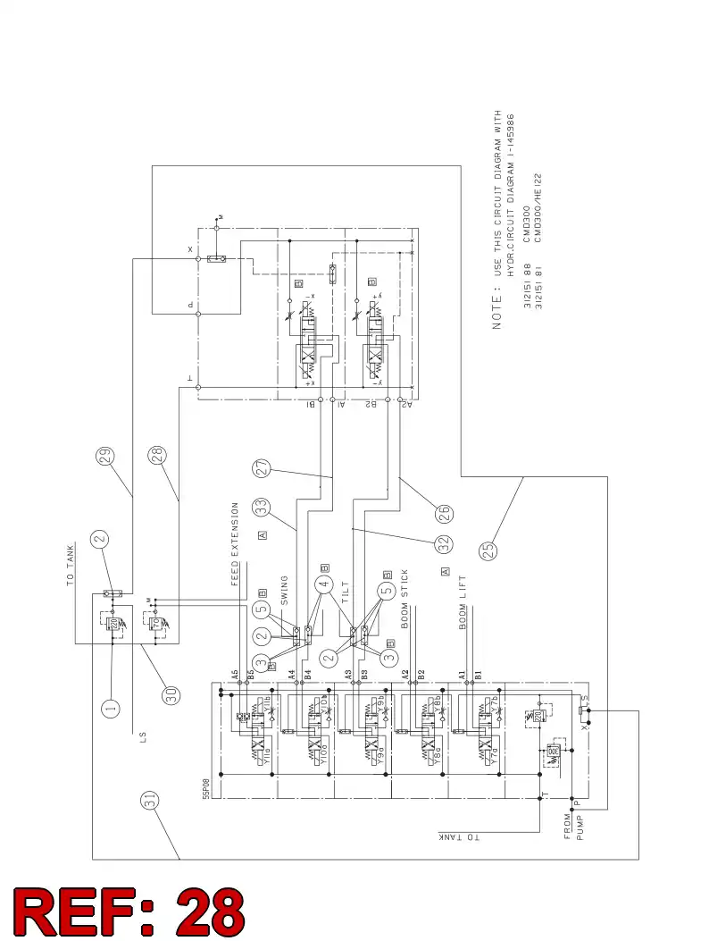 87349659 873 496 59 HYDR.HOSE ASSEMBLY - Sandvik Technical Drawing