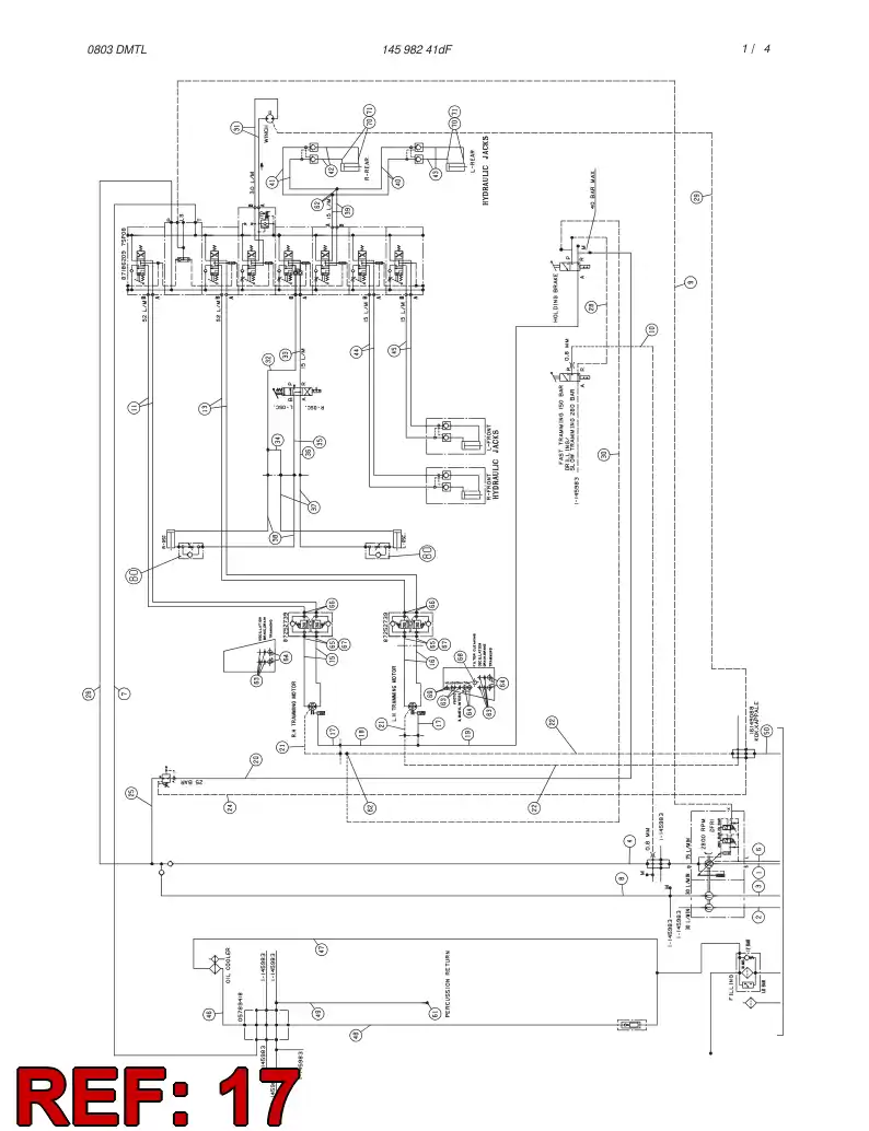 87349789 873 497 89 HYDR.HOSE ASSEMBLY - Sandvik Technical Drawing