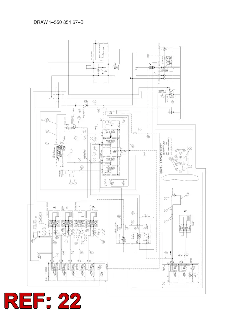 87352059 873 520 59 HYDR.HOSE ASSEMBLY - Sandvik Technical Drawing