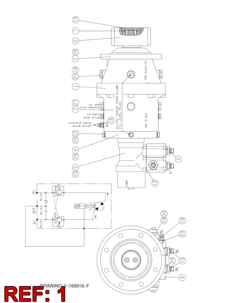 87455659 874 556 59 PLANET GEAR - Sandvik Technical Drawing