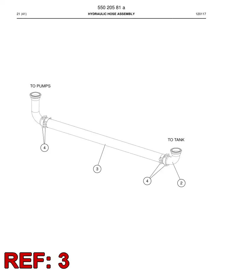87491909c 874 919 09c HOSE - Sandvik Technical Drawing