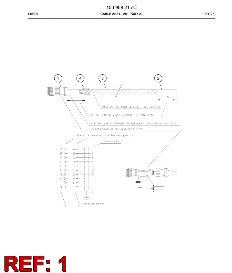 87900749 879 007 49 Connector, Multipole, Female - Sandvik Technical Drawing