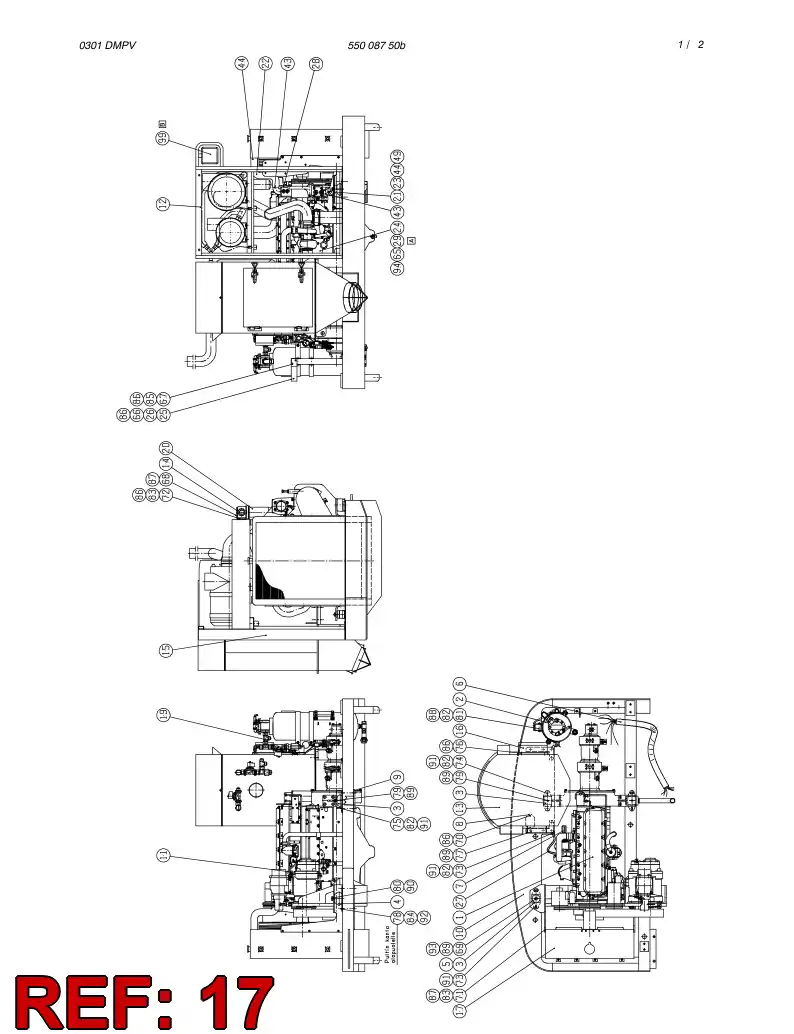 87908439 879 084 39 RADIATOR - Sandvik Technical Drawing