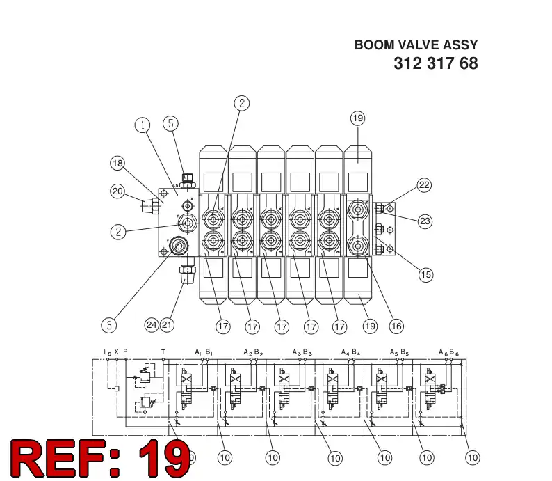 87910089 879 100 89 SOLENOID - Sandvik Technical Drawing