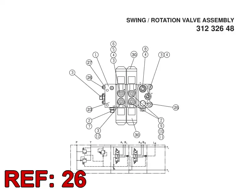 87911529 879 115 29 STUD BOLT - Sandvik Technical Drawing