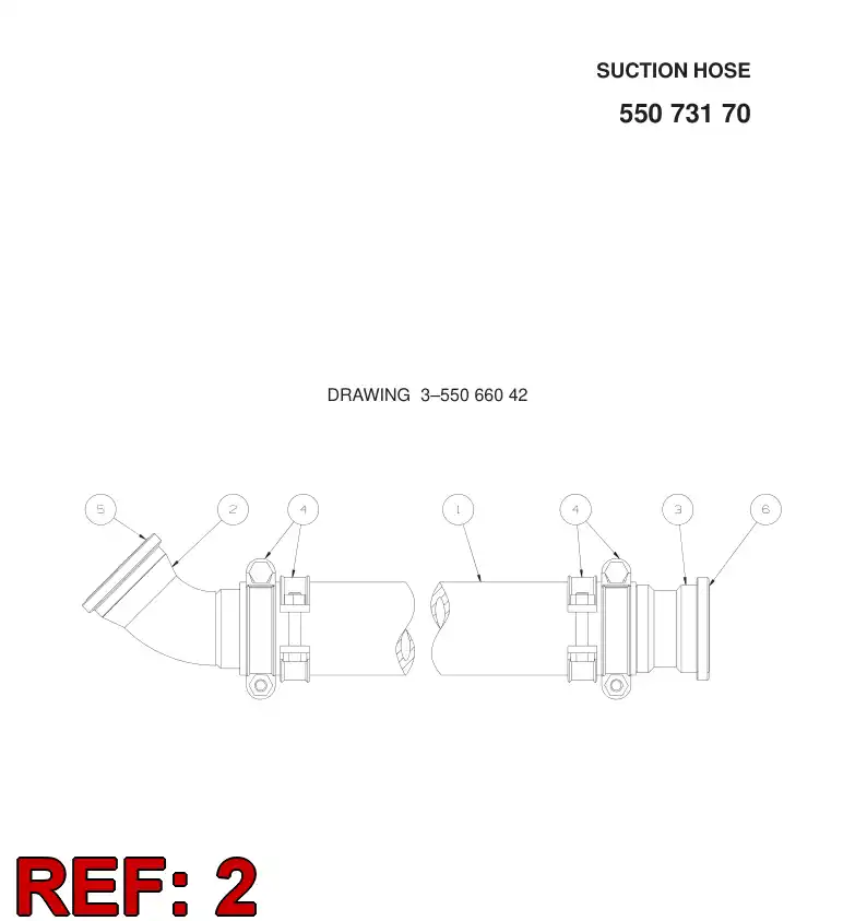 87919349 879 193 49 Fitting, Flange - Sandvik Technical Drawing