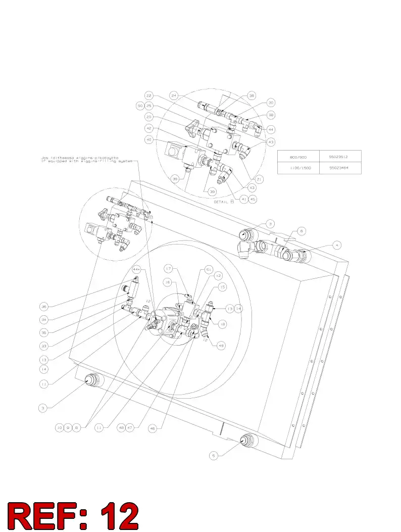 87923579 879 235 79 Swivel nut male adapter - Sandvik Technical Drawing