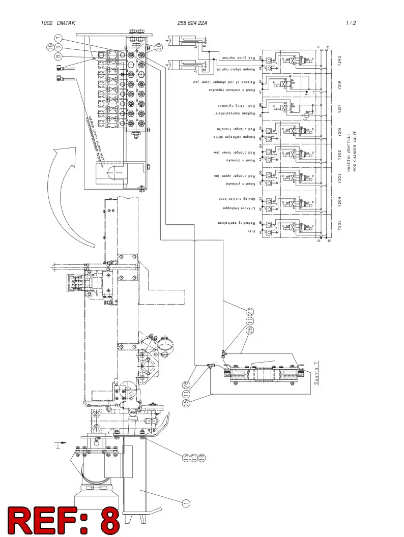 87936789 879 367 89 SOLENOID VALVE ADAPTER (1.5M) - Sandvik Technical Drawing