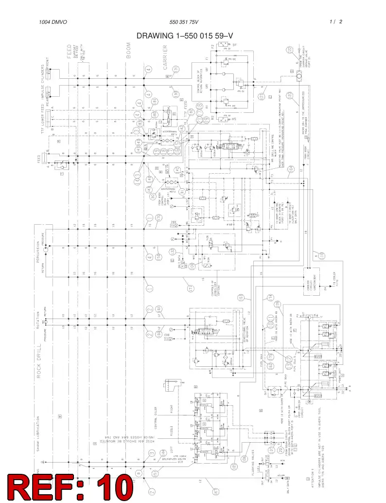 87939309 879 393 09 ADAPTER (HYDRAULIC) - Sandvik Technical Drawing