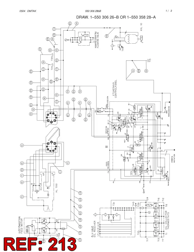 87939559 879 395 59 ADAPTER (HYDRAULIC) - Sandvik Technical Drawing