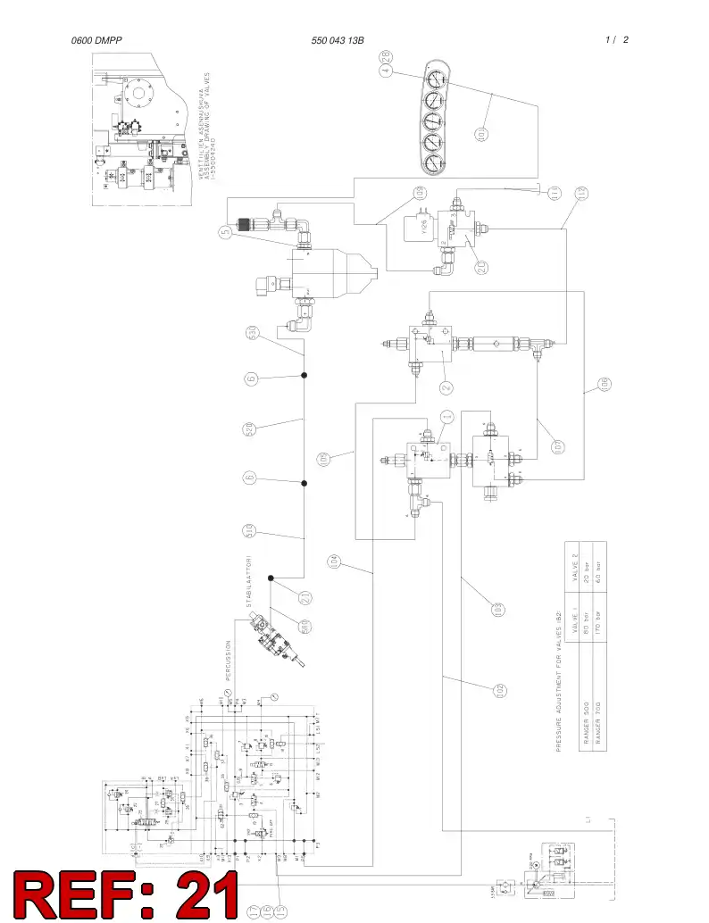 87939839 879 398 39 ADAPTER (HYDRAULIC) - Sandvik Technical Drawing