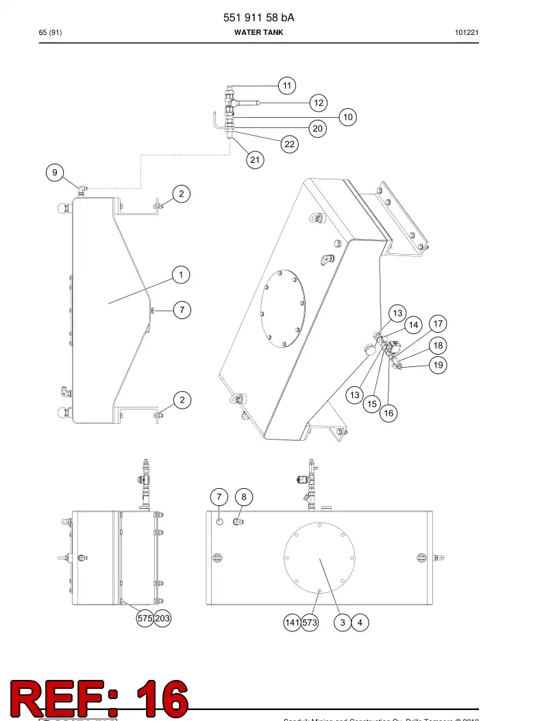 87940889a 879 408 89a SOLENOID VALVE - Sandvik Technical Drawing